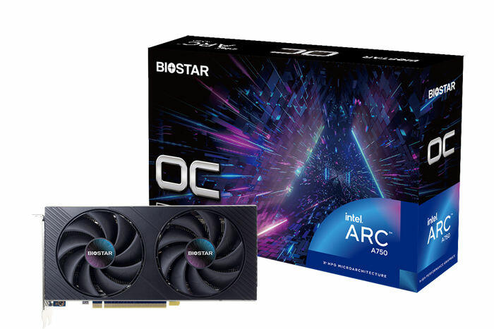 BIOSTAR ARC A750 OC  Bild © BIOSTAR 