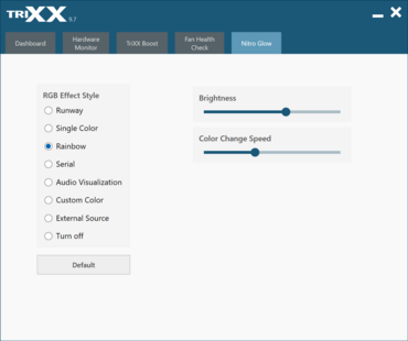 Sapphire TRIXX ARGB-Steuerung