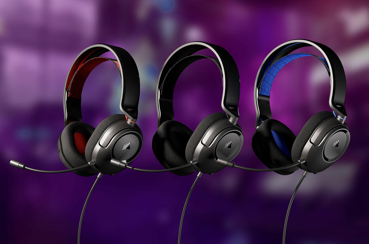 CORSAIR zeigt HS35 v2 und HS35 SURROUND v2  Bild © CORSAIR