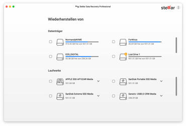 Stellar Data Recovery Wiederherstellung