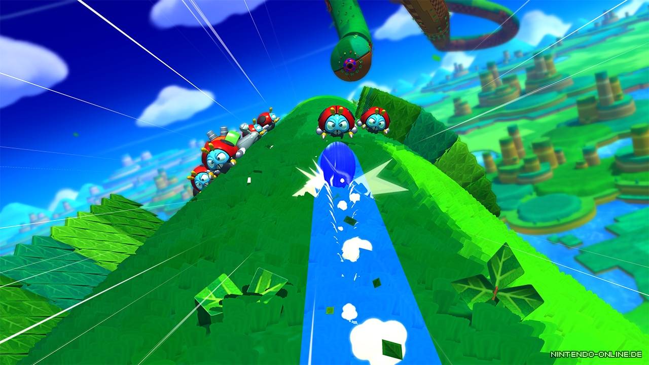 Sonic The Last World - Sonic rennt  Bild © nintendo online.de
