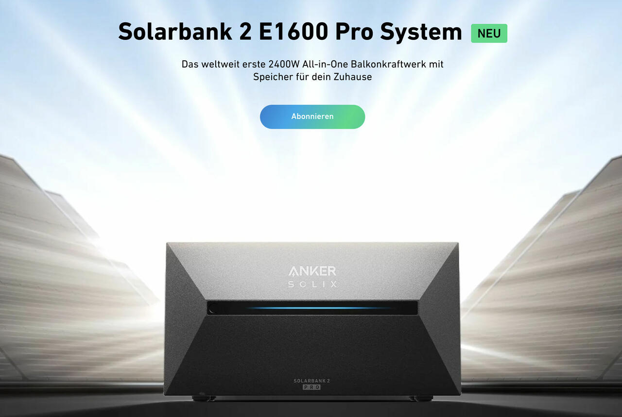 Anker Solarbank 2 Plus und Pro  Bild © Anker