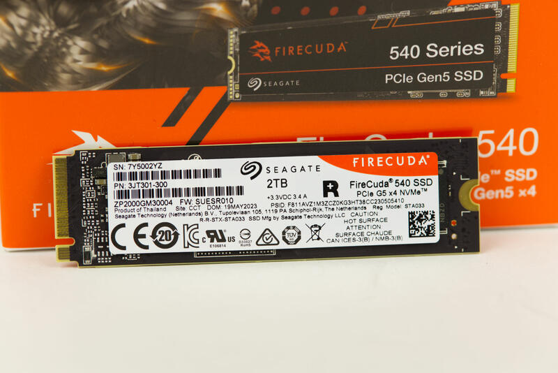 Seagate FireCuda 540 Rückseite Seagate FireCuda 540 Rückseite
