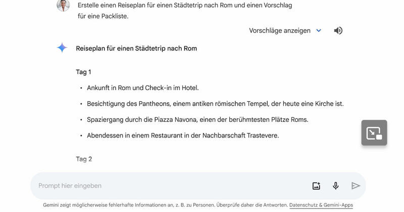 Gemini-Erweiterungen Gemini-Erweiterungen