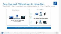 Intel Thunderbolt Share: Nahtlose Datenübertragungen zwischen PCs