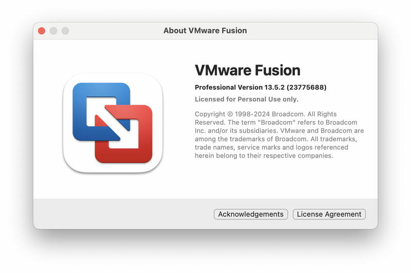 VMwares Fusion Pro und Workstation Pro kostenlos VMwares Fusion Pro und Workstation Pro kostenlos