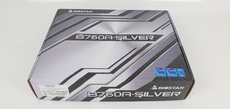 Biostar B760A-Silver - Verpackung Vorderseite Biostar B760A-Silver - Verpackung Vorderseite