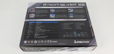Biostar B760A-Silver - Verpackung Rückseite