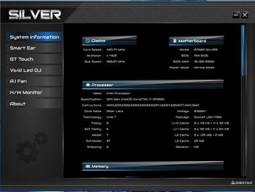 Biostar B760A-Silver - Software