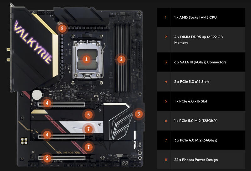 BIOSTAR X870E VALKYRIE BIOSTAR X870E VALKYRIE