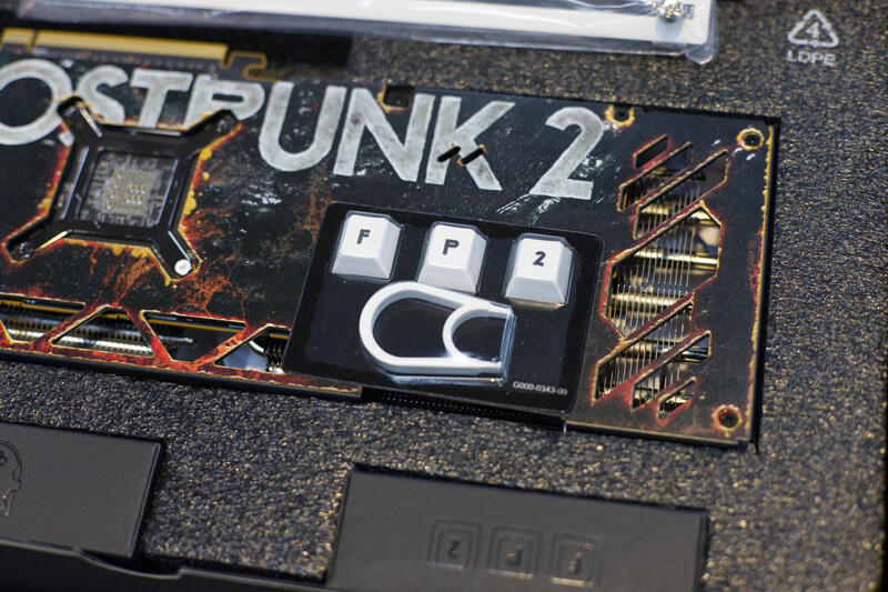 Sapphire Radeon RX 7700 XT Frostpunk 2 Keycaps