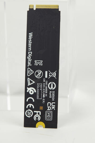 Western Digital WD_BLUE SN580 Rückseite Western Digital WD_BLUE SN580 Rückseite