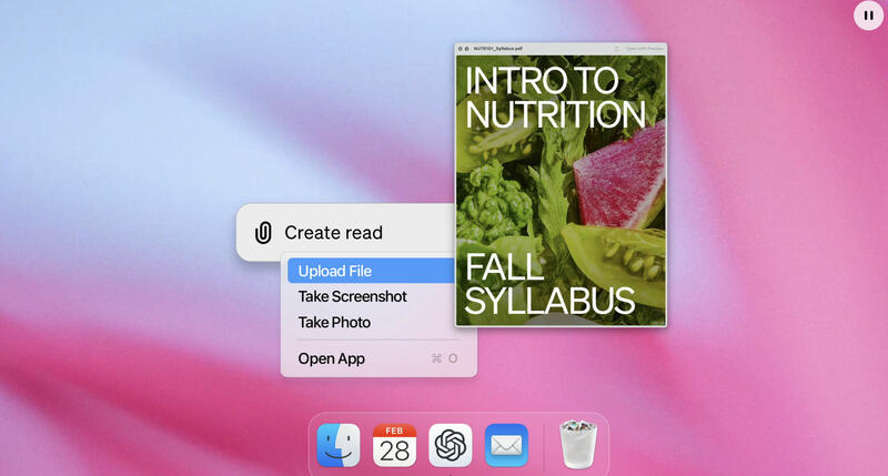ChatGPT für macOS 1 ChatGPT für macOS 1