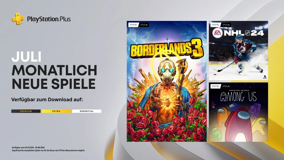 PS Plus Juli 24  Bild © Sony