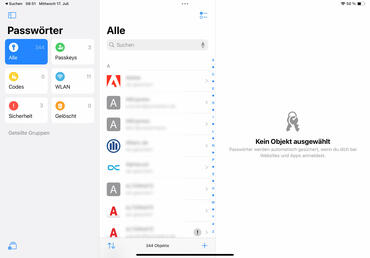 Apple Passwörter-App in iOS/iPadOS: So bringt die App Sicherheit und Komfort