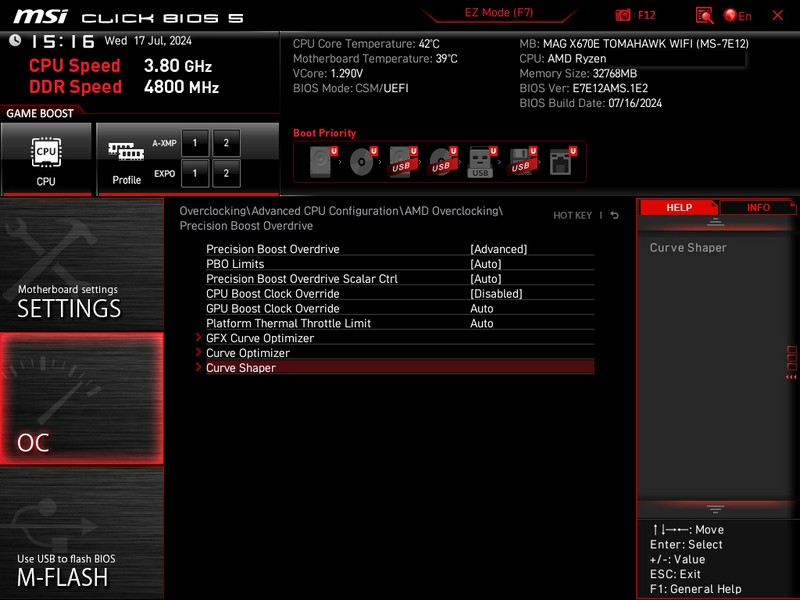 AMD Curve Shaper AMD Curve Shaper