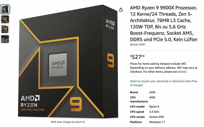 SaddyTech zeigt erste Gaming-Benches und -Tests des Ryzen 9 9900X - PC ...