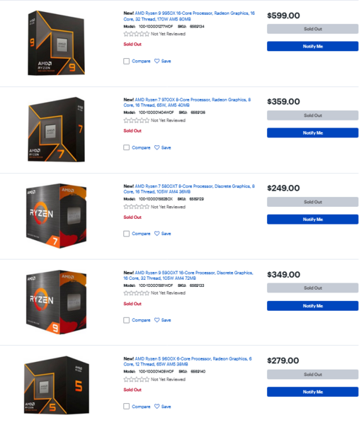 Neue Ryzen 9000 „Zen 5“ CPU-Preis Neue Ryzen 9000 „Zen 5“ CPU-Preis