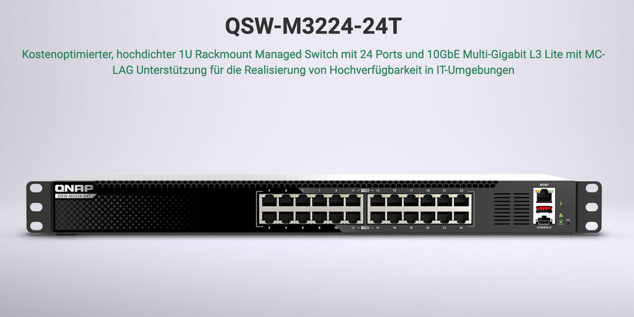 QNAP QSW-M3224-24T  Bild © QNAP