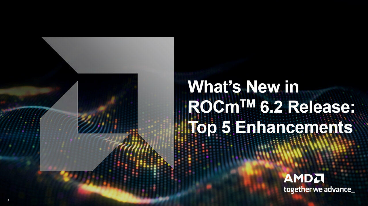 AMD ROCm 6.2 Download  Bild © AMD