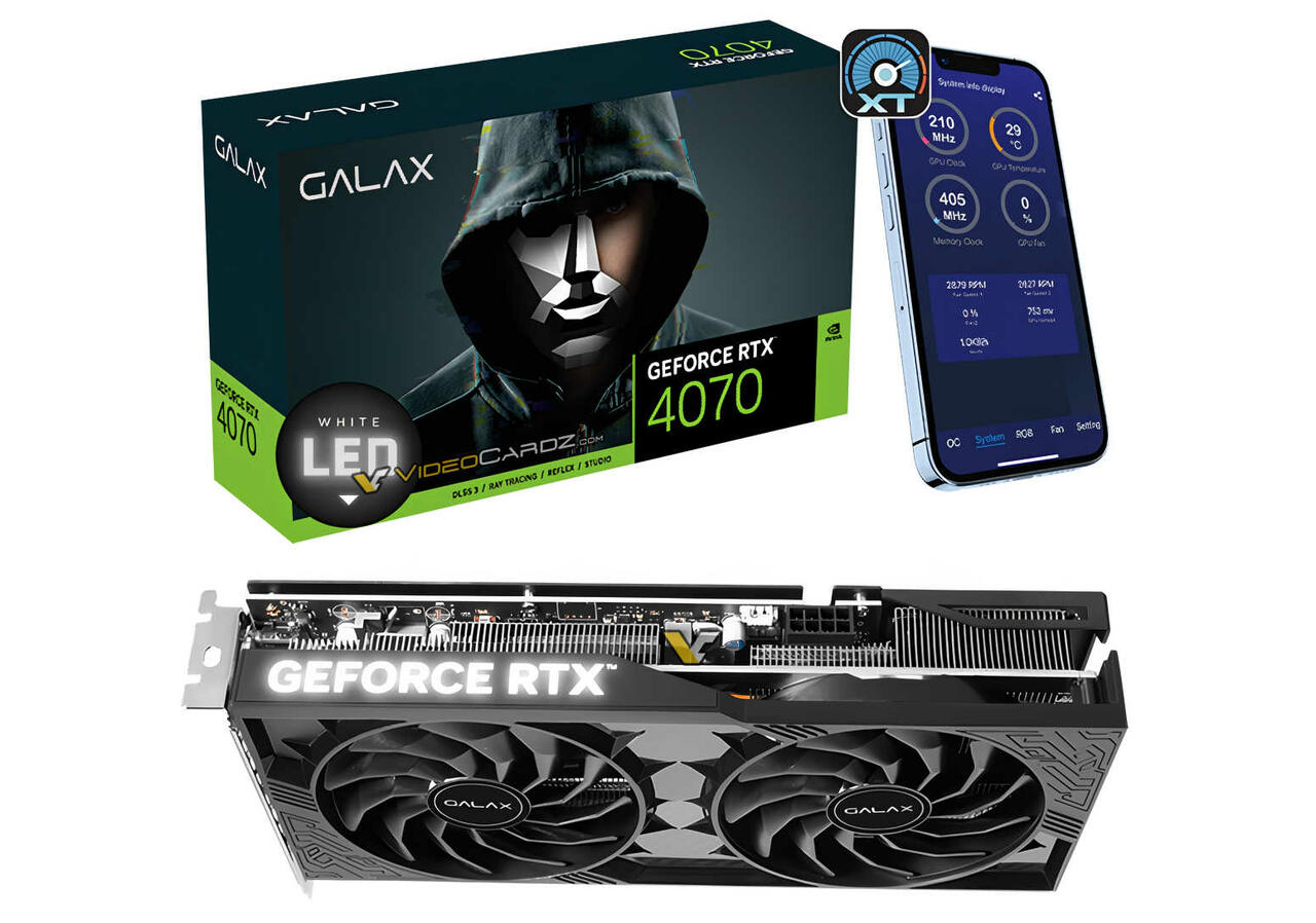 GeForce RTX 4070 OC 2X   Bild © Videocardz