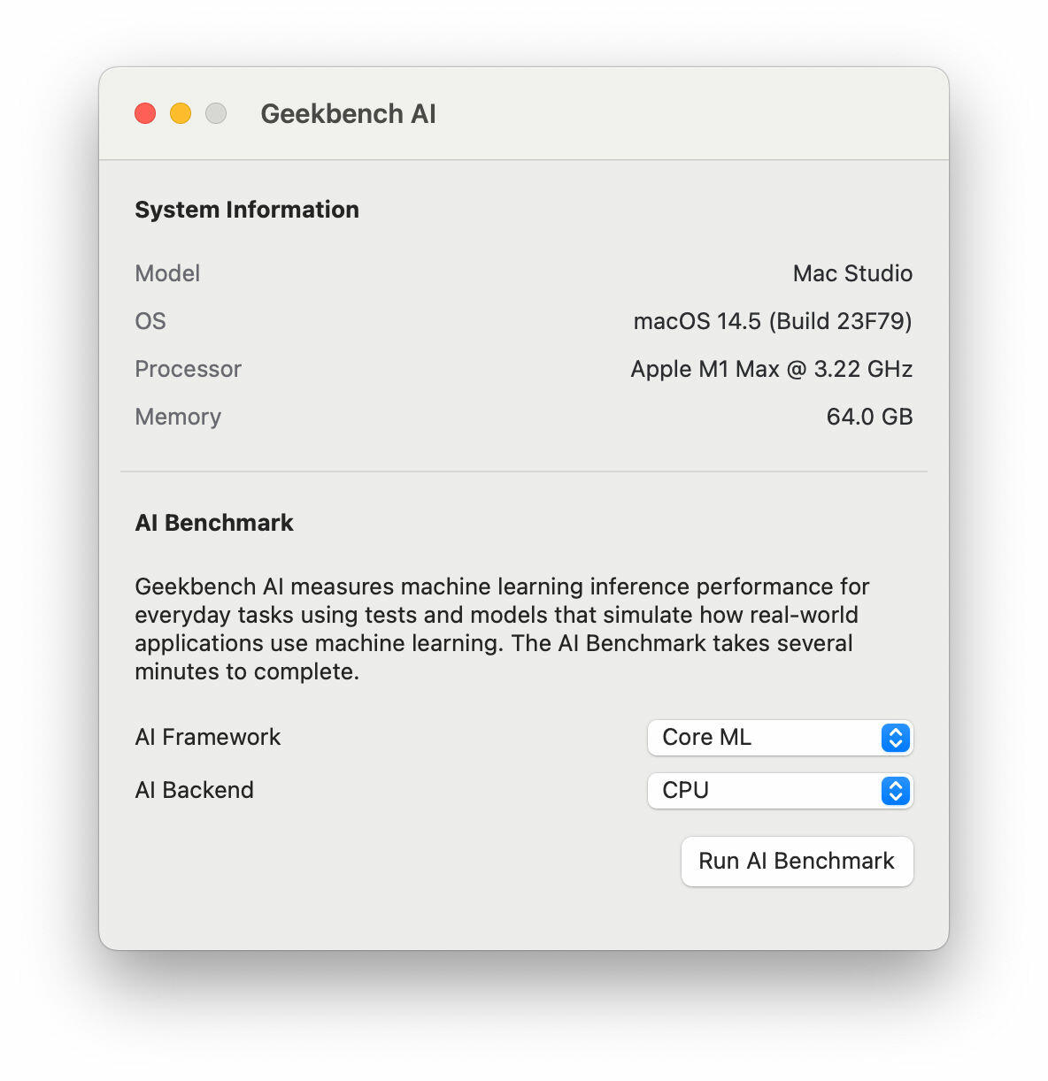 Geekbench AI 1.0  Bild © PCMasters.de