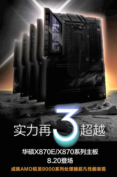 ASUS zeigt ROG X870 Motherboards ASUS zeigt ROG X870 Motherboards