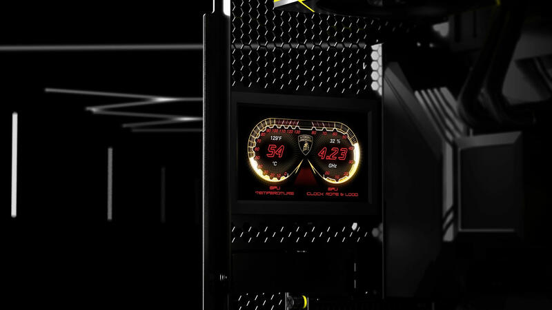 Lian Li O11D EVO RGB Automobili Lamborghini Display Lian Li O11D EVO RGB Automobili Lamborghini Display