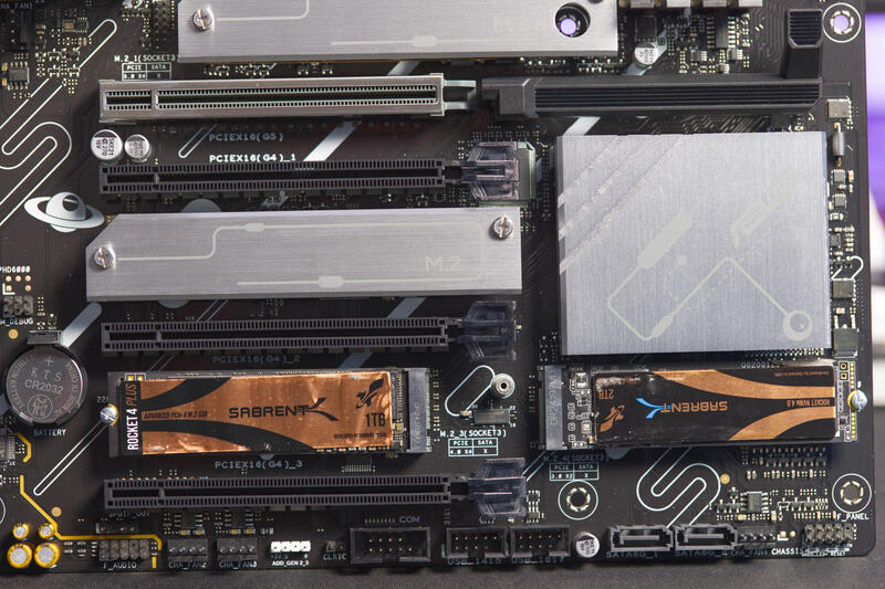 ASUS PRIME X870 P WIFI NVMe SSDs verbaut ASUS PRIME X870 P WIFI NVMe SSDs verbaut