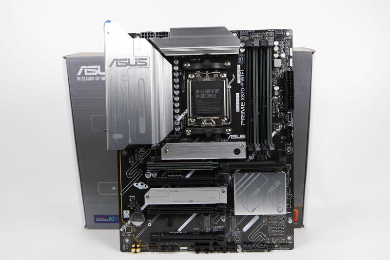 ASUS PRIME X870 P WIFI Motherboard Front ASUS PRIME X870 P WIFI Motherboard Front