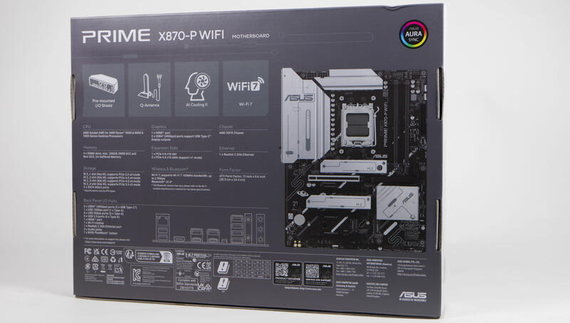 ASUS PRIME X870 P WIFI Verpackung 2 ASUS PRIME X870 P WIFI Verpackung 2