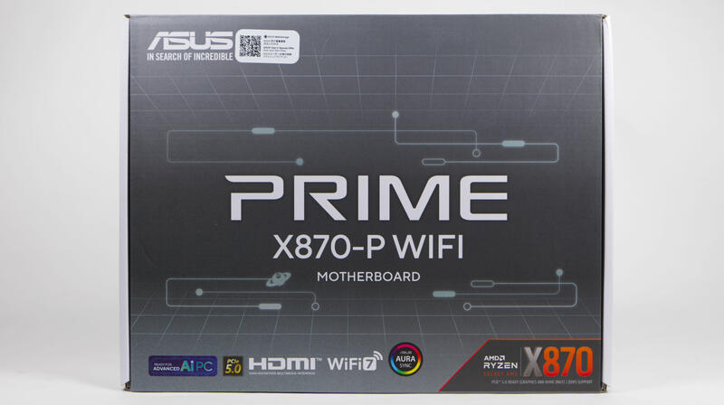 ASUS PRIME X870 P WIFI Verpackung ASUS PRIME X870 P WIFI Verpackung