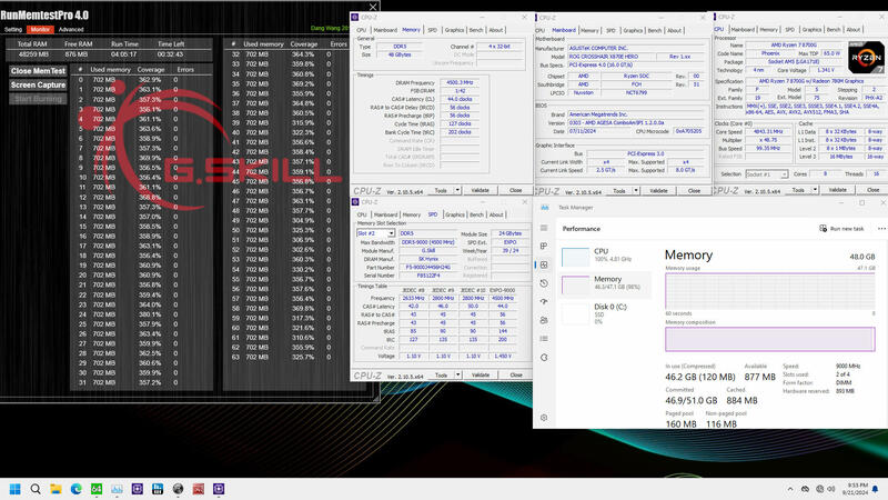G.SKILL Trident Z DDR5 9000 CL44 56 56 48 GB RAM Kits Testaufbau und OC G.SKILL Trident Z DDR5 9000 CL44 56 56 48 GB RAM Kits Testaufbau und OC