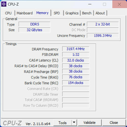 AMD Ryzen 9 9950X RAM CPUz AMD Ryzen 9 9950X RAM CPUz