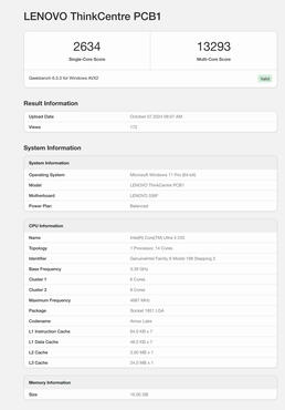 Intel Core Ultra 5 235 Leak zeigt Benchmarks