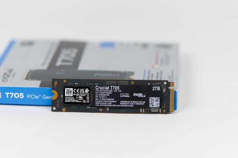Crucial T705 Rückseite Crucial T705 Rückseite