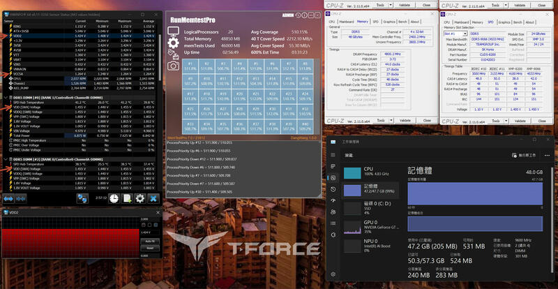 Team Group T FORCE XTREEM CKD DDR5 9600 Gear 4 Team Group T FORCE XTREEM CKD DDR5 9600 Gear 4