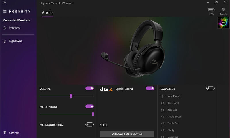 HyperX Cloud III Wireless 010 - HyperX NGENUITY