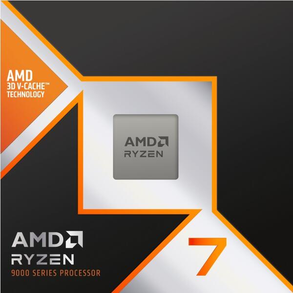AMD Ryzen 7 9800X3D Verpackung AMD Ryzen 7 9800X3D Verpackung