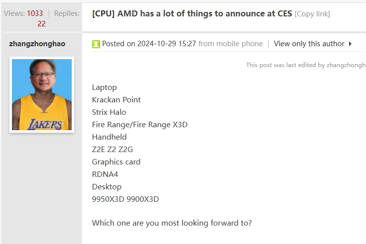 AMD CES 2025 Produktankündigungen AMD CES 2025 Produktankündigungen