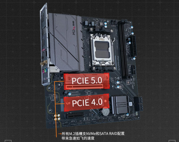 Sapphire PULSE B650M Board 2 Sapphire PULSE B650M Board 2