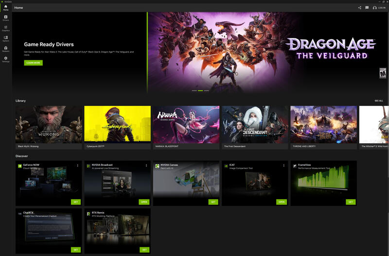 Die NVIDIA App Die NVIDIA App