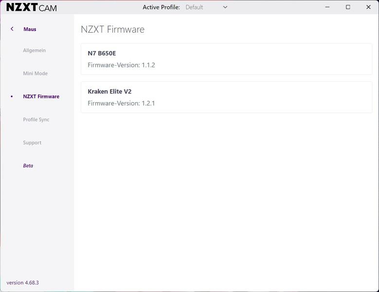 NZXT Kraken Elite v2 240 RGB CAM Firmware NZXT Kraken Elite v2 240 RGB CAM Firmware