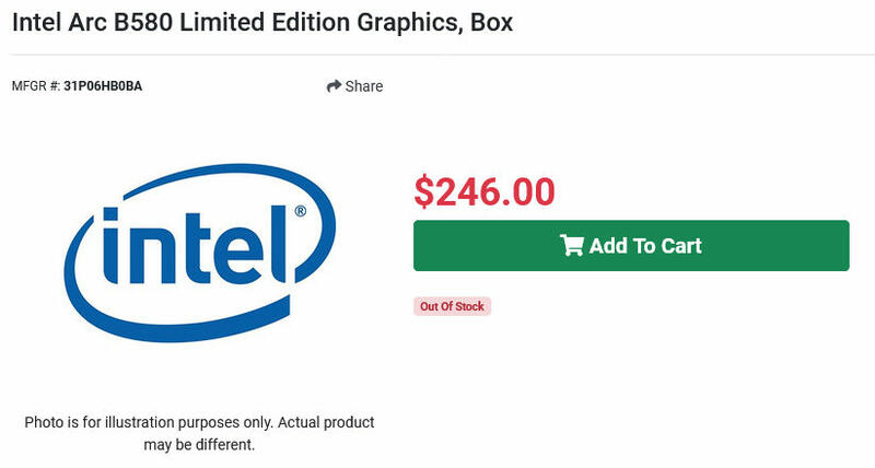 Intel Arc Battlemage B580 Preise Intel Arc Battlemage B580 Preise