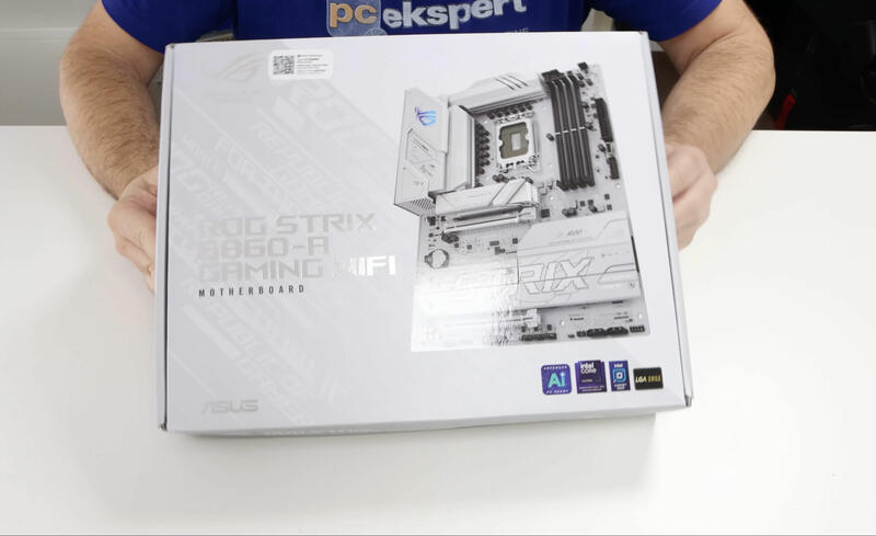 ASUS ROG Strix B860 A Motherboard Verpackung ASUS ROG Strix B860 A Motherboard Verpackung