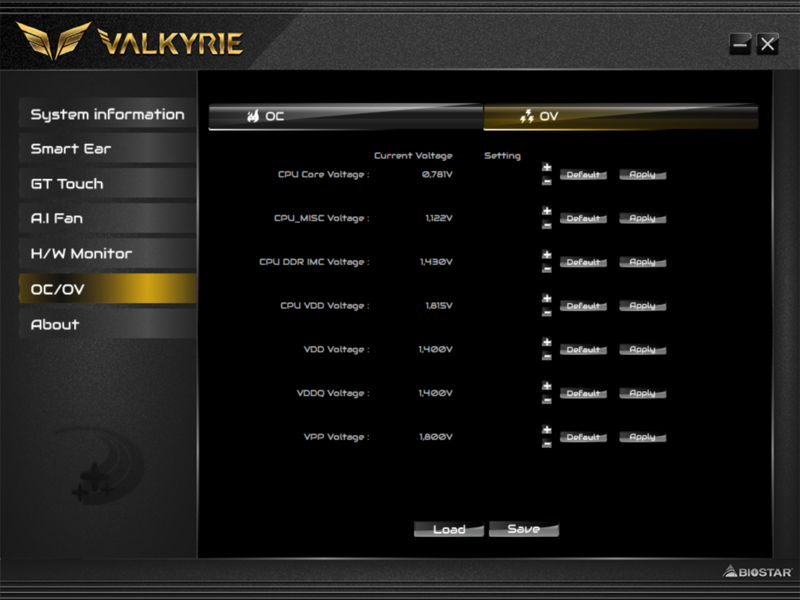 Biostar X870E Valkyrie Aurora Undervolting Biostar X870E Valkyrie Aurora Undervolting