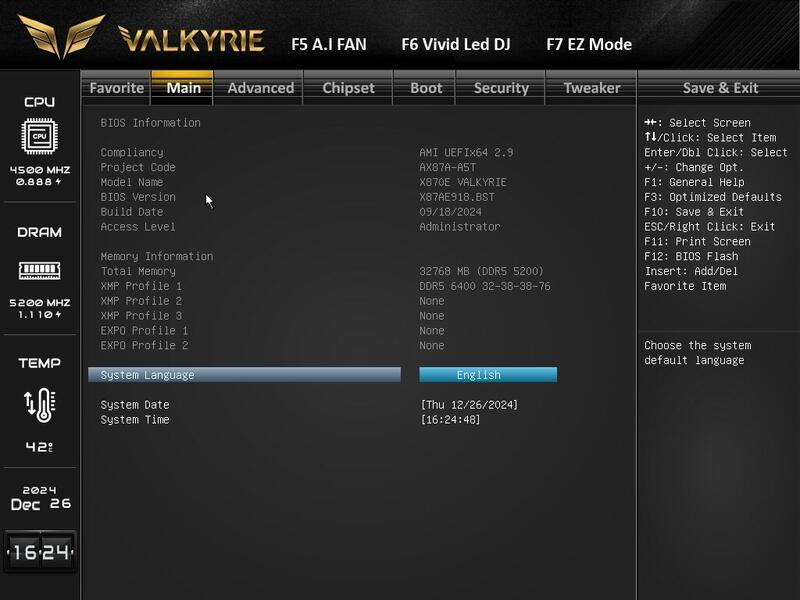 BIOSTAR X870E VALKYRIE BIOS cpu BIOSTAR X870E VALKYRIE BIOS cpu