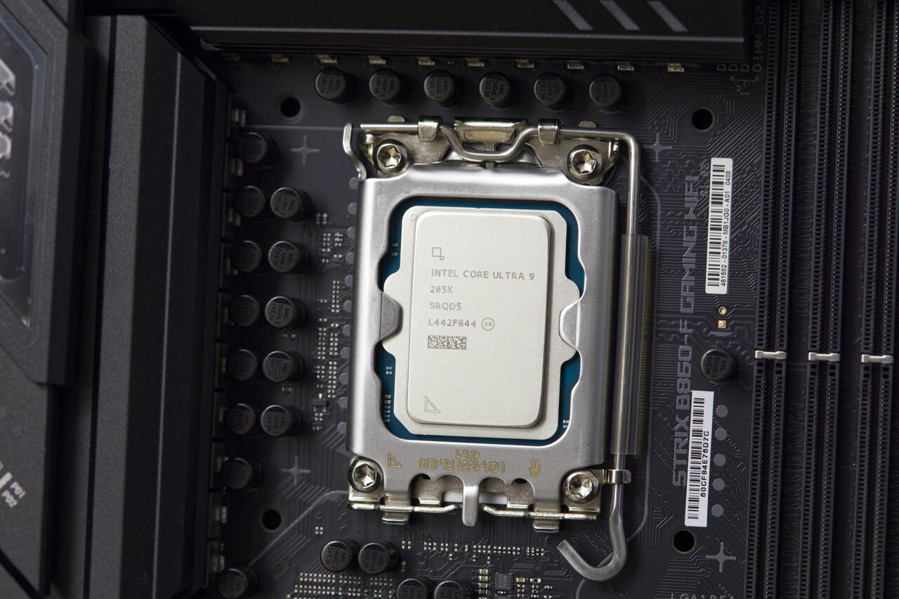 ASUS ROG STRIX B860 F Gaming WIFI Core Ultra 9 285K  Bild © PCMasters.de