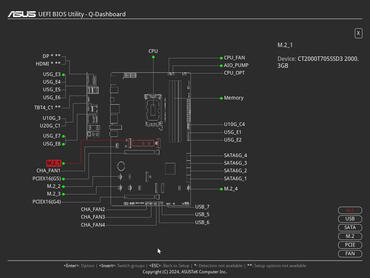 ASUS ROG STRIX B860 F Gaming WIFI BIOS Q Dashboard 2