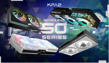 KFA2 GeForce RTX 5090, RTX 5080, RTX 5070 Ti und RTX 5070 mit neuem Kühler und im SFF-Formaktor